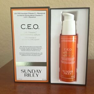 NIB Sunday Riley C.E.O. 15% Vitamin C Brightening Serum 1.7 oz